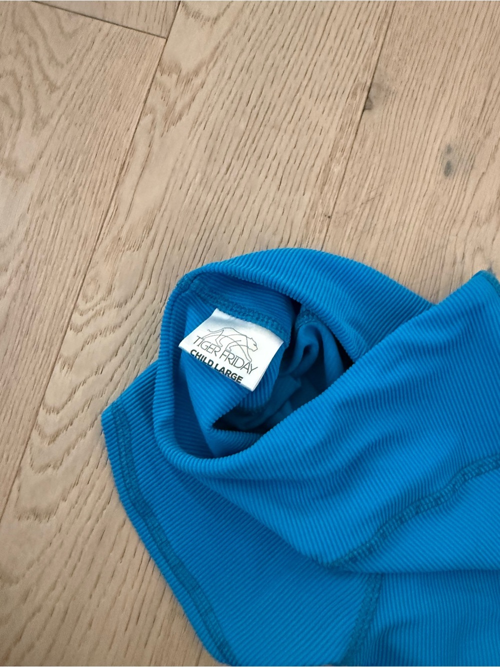 Tiger Friday CL Ruth Ribbed Athletic Shorts - Blue - Picture 3 of 4